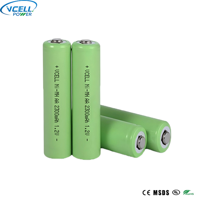 Batería NiMH recargable AA de 1,2 V y 2300 mAh