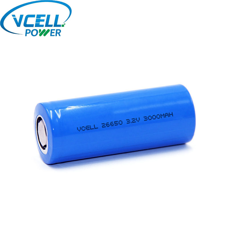 Batería LiFePO4 de 3,2 V, 3000 mAh, 9,60 Wh, IFR26650