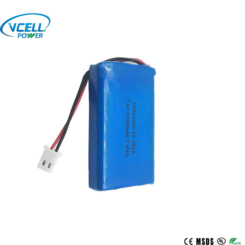 Batería LiPo 7,4V 1000mAh 503450 2S